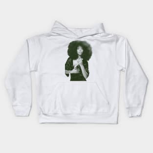 Erykah Badu engraving Kids Hoodie